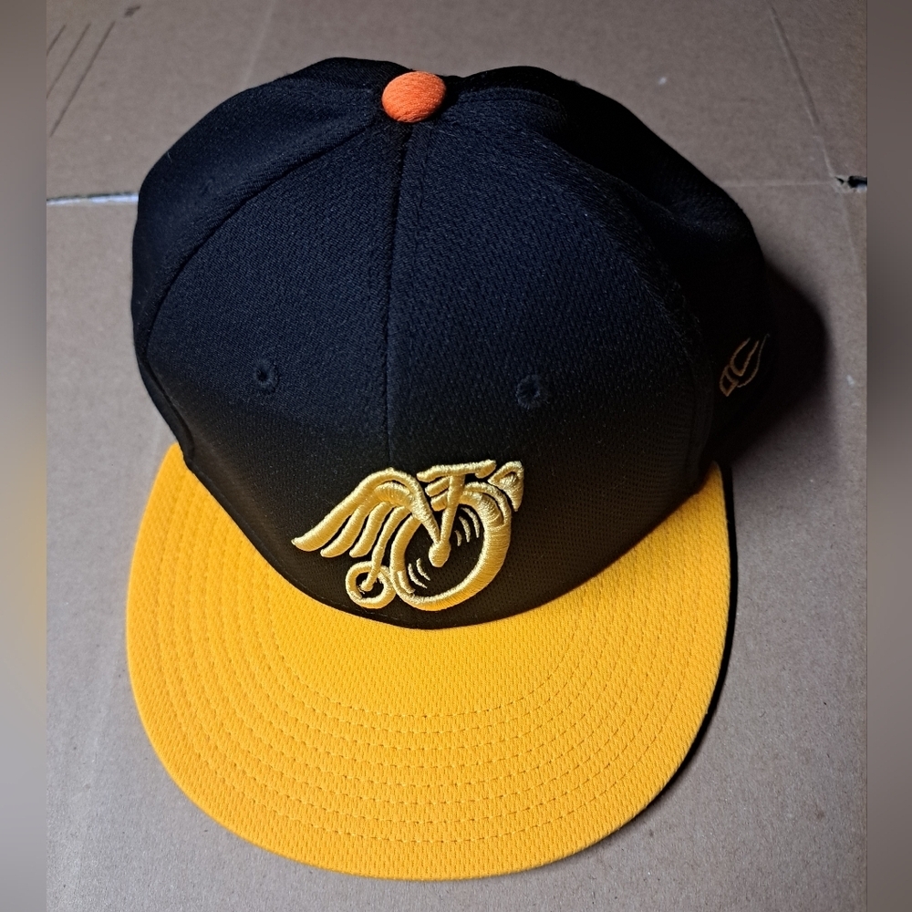 OC SPORTS Black and Gold Baseball Cap YOLO High Wheelers.